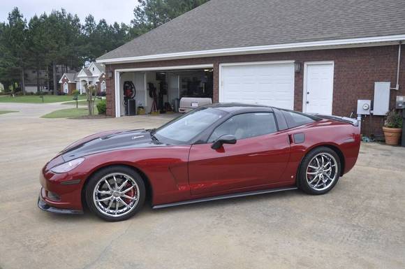 Candy Red TPS C6 Powdercoated calipers :)