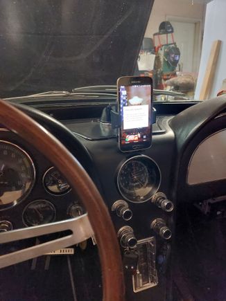 I removed the suction cup and added a magnet from HF to secure it to the speaker grille.
