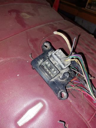 10 pin connector - 60s? engine harness.