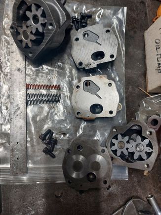 M55 HV at top, M55 std in middle and original GM pump on the bottom of the picture.