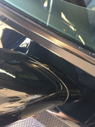 ^^^ No sir. That would require removing inner door panels and no one touches my car in that manner lol. An almost invisible line behind the mirrors. 