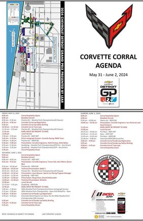 Detroit 2024 Corvette Corral