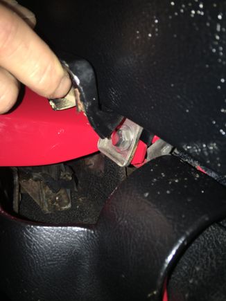 Side bolt that mounts inside sides of rear deck lid