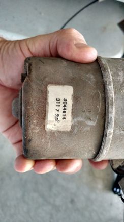 Four pictures of the wiper motor.