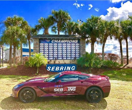 Sebring is spelled Sebring...look for the new color Orange arriving...now. I have a ton of Sebring Orange Tintcoat Corvettes inbound.