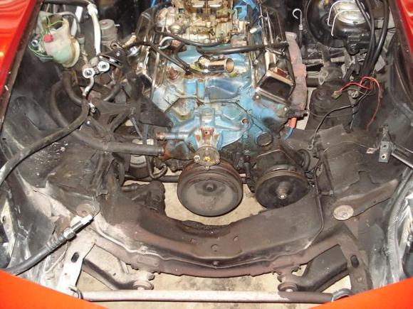 Early days of engine rebuild:  took over 6 months for engine project