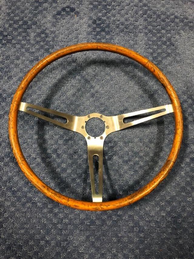 FS (For Sale) 1965-1966 Corvette REAL GM Teak Steering Wheel ...