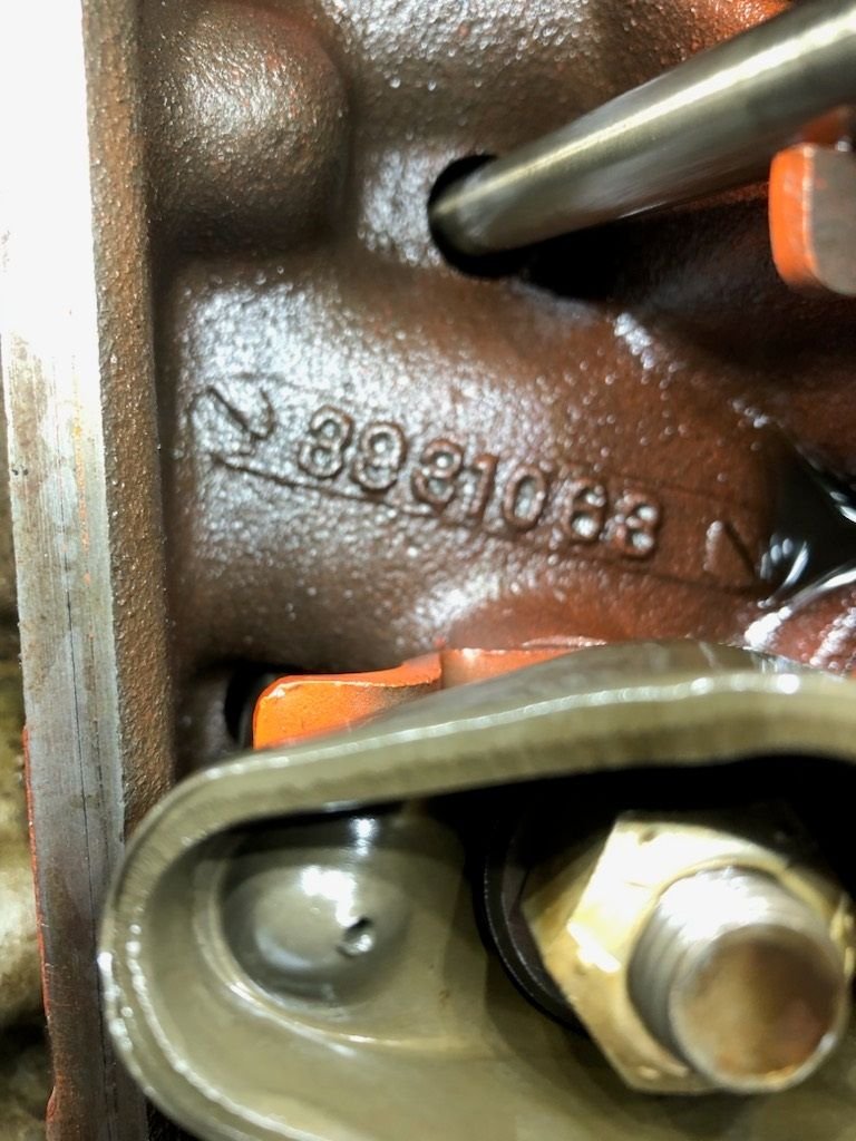 The head casting number looks like 3931063, which should be a 1969 L36 or L68, so that would match with the block casting number.