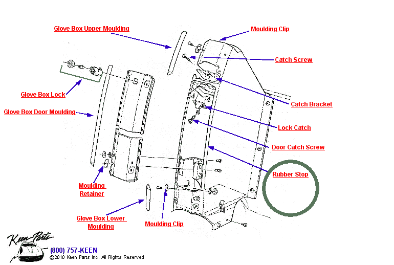 1961 Glove Box Rubber Bumper Location CorvetteForum Chevrolet Corvette Forum Discussion