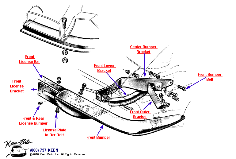 Front Bumper Bracket Illustration CorvetteForum Chevrolet Corvette