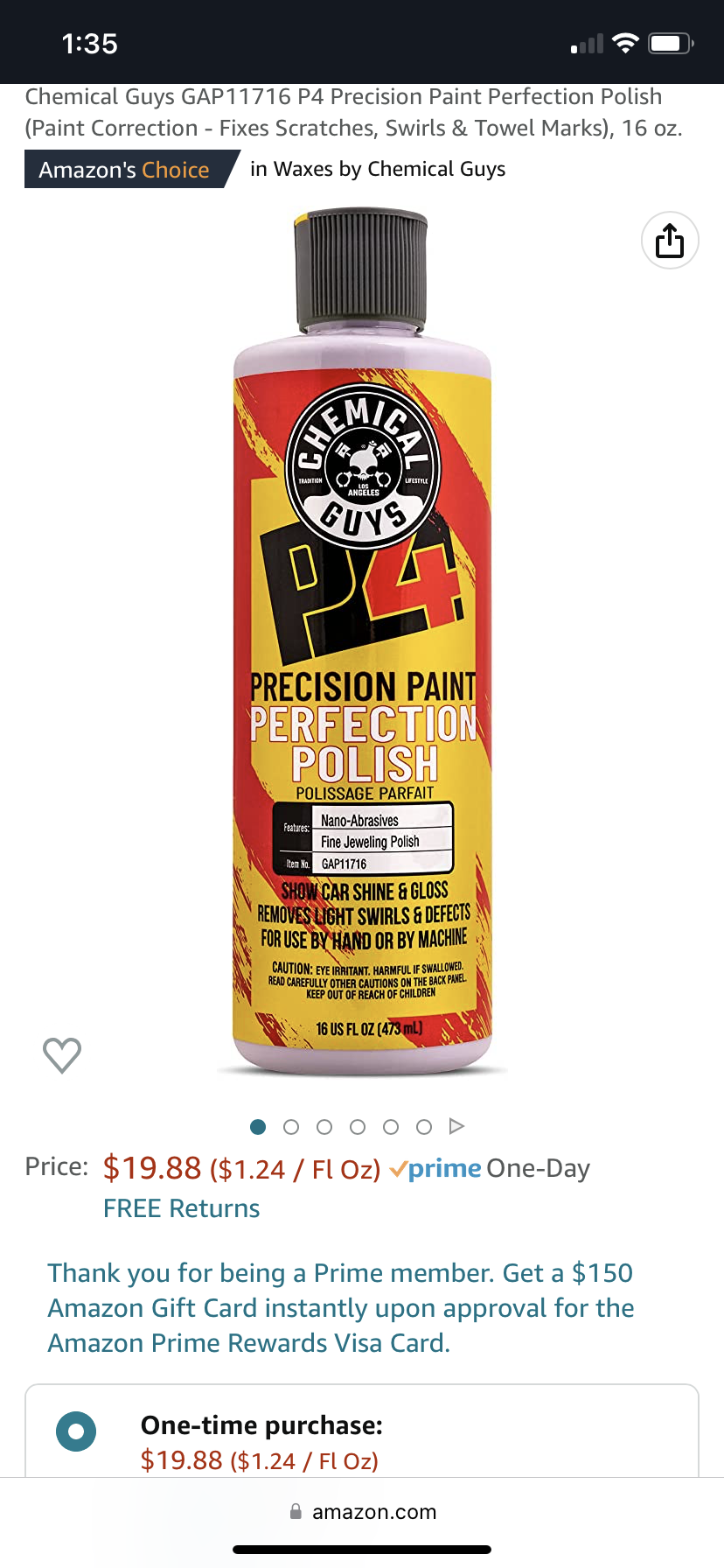 GAP11716 P4 Precision Paint Perfection Polish