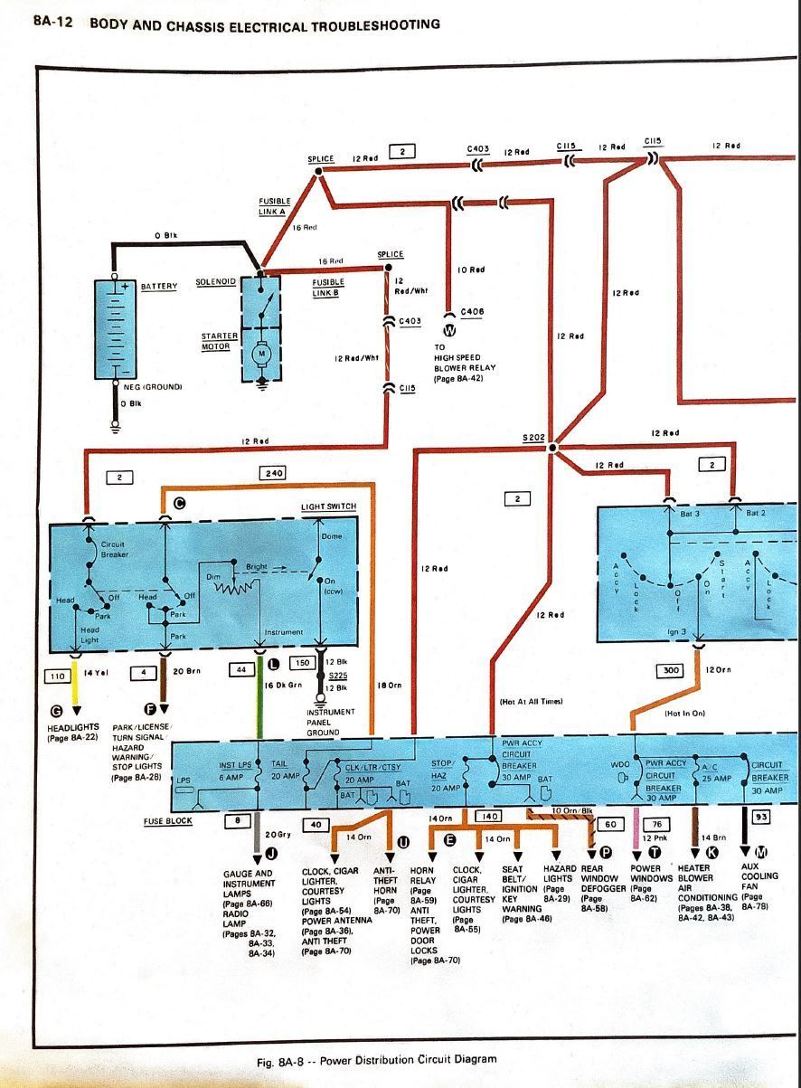 1979 Corvette blown fuse link at starter CorvetteForum Chevrolet