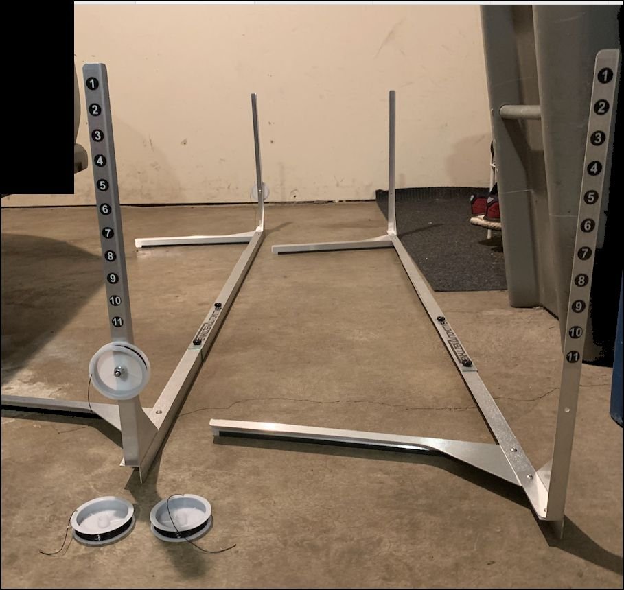 Tenhulzen 4 Wheel Alignment Kit, One Guage, String Frame, 2 Extra