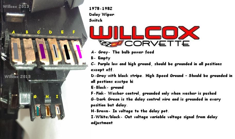 1981 Wiper Switch Ground Location? - CorvetteForum - Chevrolet Corvette