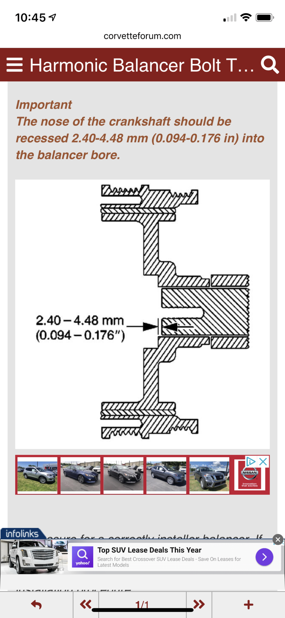 Harmonic Balancer Install Question CorvetteForum Chevrolet Corvette