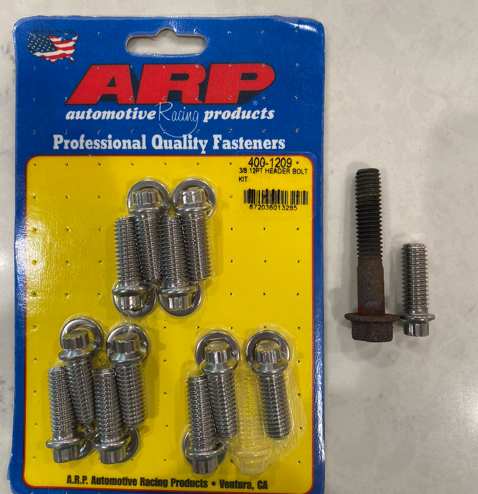 Suggested header bolts LT1 CorvetteForum Chevrolet Corvette Forum
