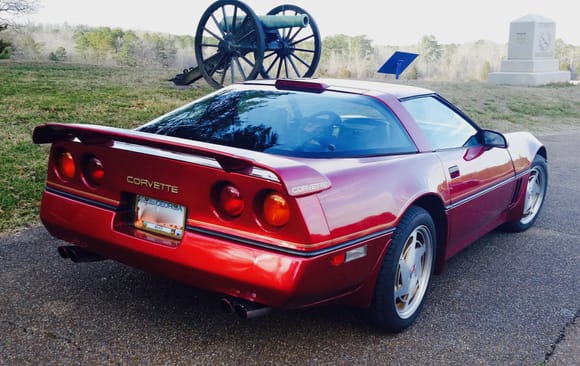 '89, automatic, 43,500 mi. I nicknamed her 'Ruby'. Photo taken at the Chickamauga Battlefield National Park, GA.