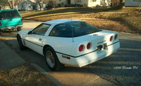 1984 C4 Corvette Rear