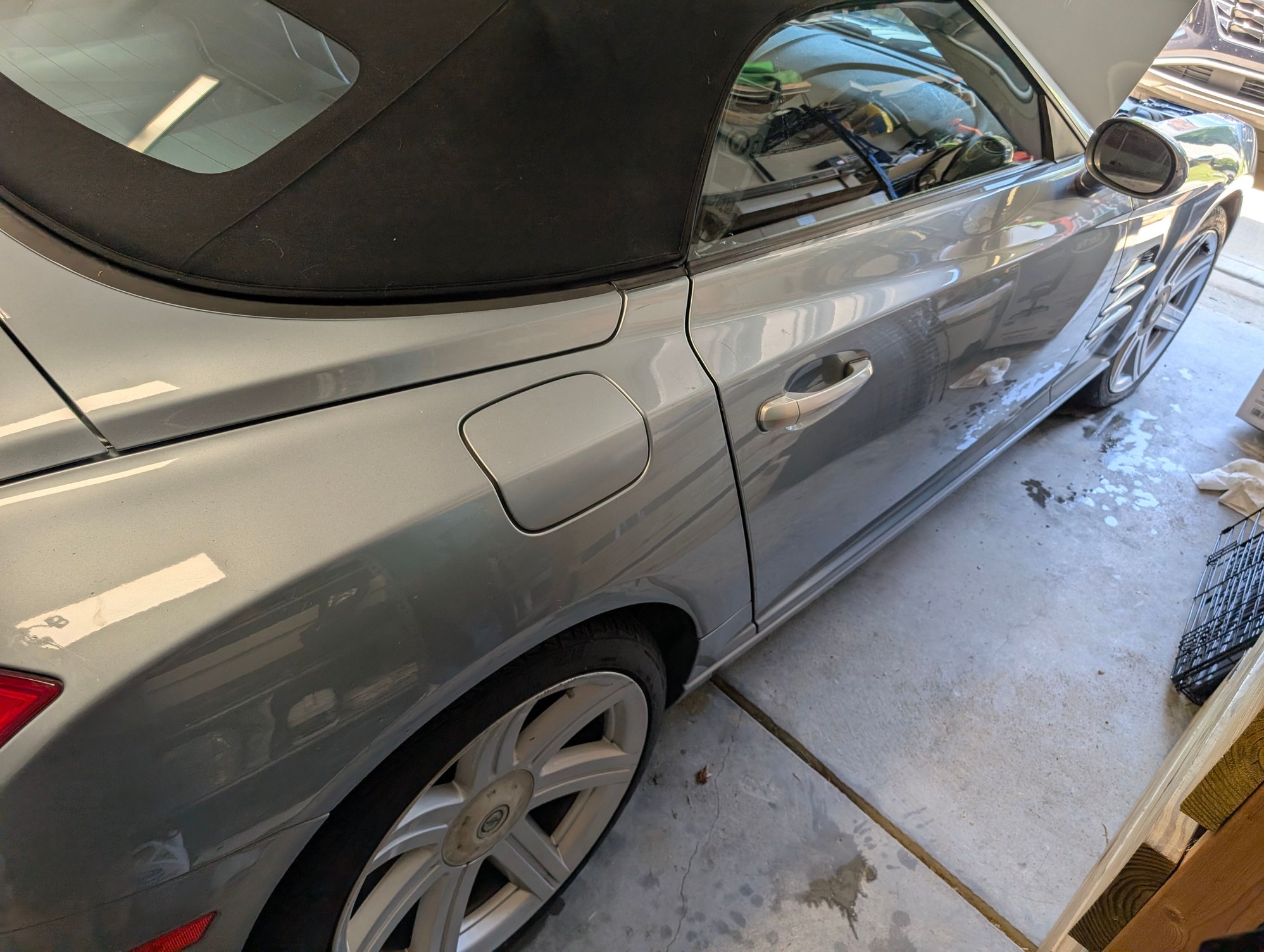 2005 Chrysler Crossfire - 2005 Roadster Sapphire Blue Metallic CC/Black Cloth Top - Used - VIN 1C3AN65L45X055520 - 81,102 Miles - 6 cyl - AWD - Automatic - Convertible - Silver - Matthews, NC 28079, United States