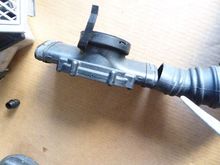 part that goes to throttle body, one holding prong broken off but once installed all good  also missing clamps 4 each tube to throttle box.