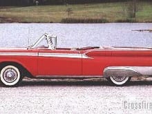 1959 Ford Skyliner top down sv KRM