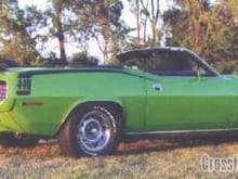 plymouth cuda 1970a