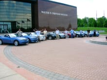 First documented Crossfire GTG - June 2006. 
Met at Chrysler museum, then drove to the Orphan Car Show in Ypsilanti, MI. 
Nine forum members from MI, OH &amp; CAN attended this event.
Note: Mine was the white Roadster.