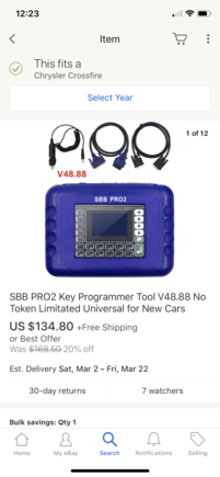 Crossfire key programmer?