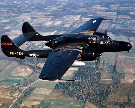 P61 "Black Widow" The U.S. Army Air Force's first operational night fighter.