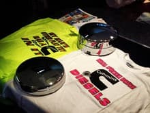 Hubcaps and new T-Shirts for the wife ;)