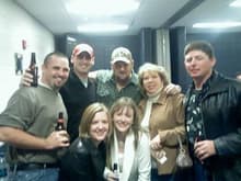 The Wife, Me, And Some Friends Back Stage With Larry The Cable Guy