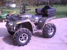 06 Arctic Cat 400 with 27&quot; ITP mud lites wrapped around 12x10 and 12x8 ITP SS wheels..