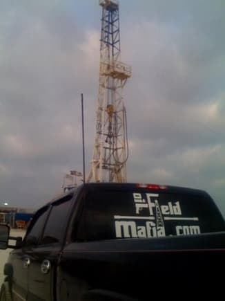 My BOMB out on a rig in Ft. Worth..