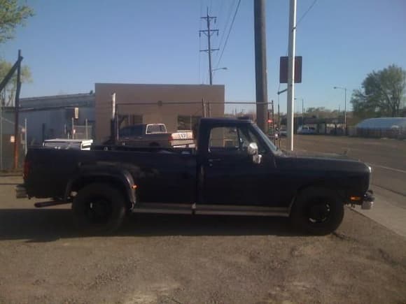 blacked out im diggin it 2003 dually rims