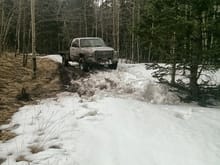 trying out the new tires. pretty impressed. Snow got pretty deep after where I stopped