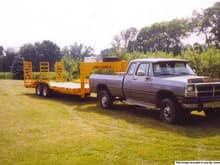 34464greyW 250 with trailer