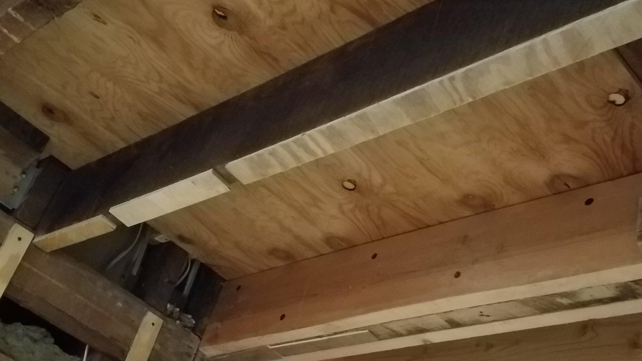 Old Ceiling Joists Bowed
