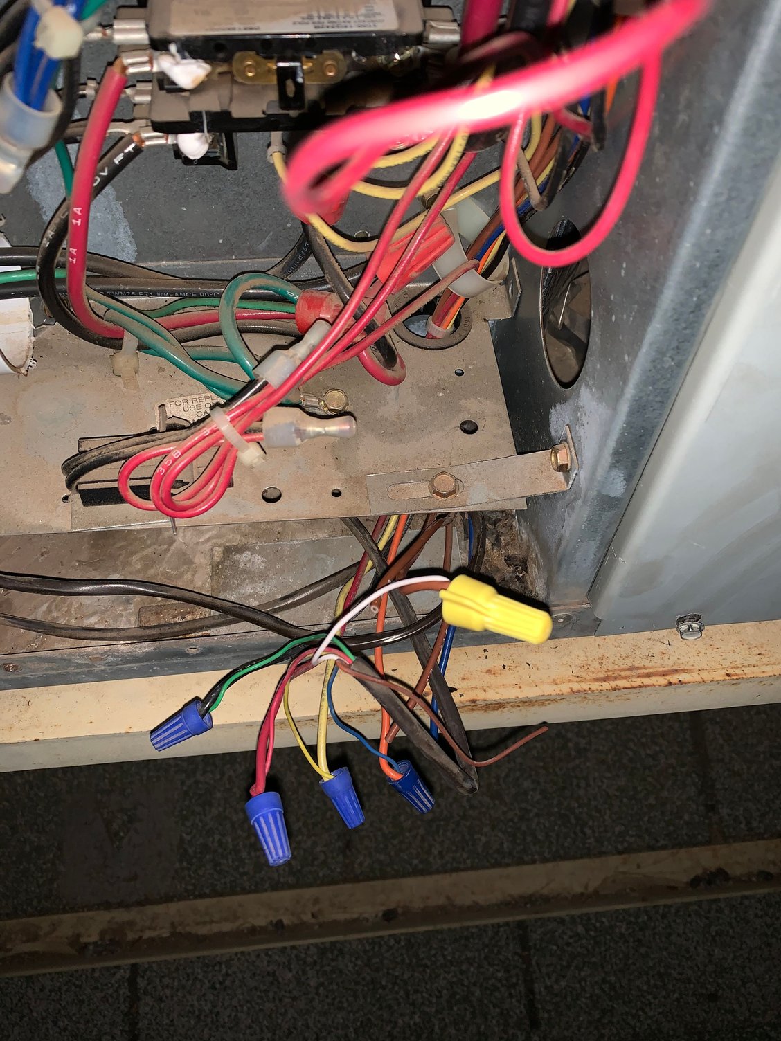 Trane xe1200 common wire location and color - DoItYourself.com