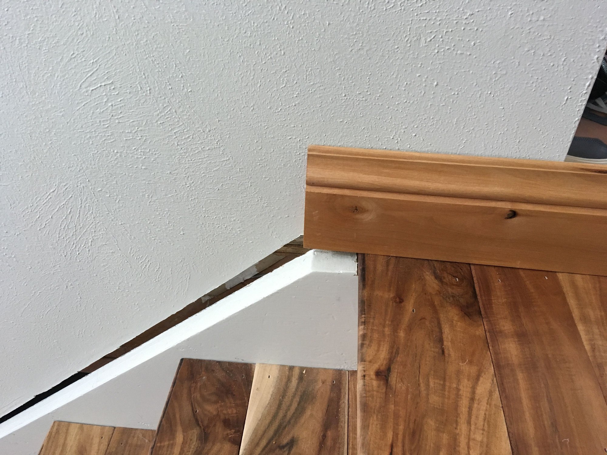 Baseboard trim for stairway Community Forums