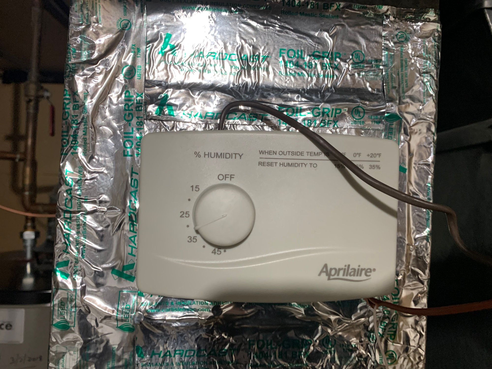 Aprilaire 700 manual stat to xv80 trane Community Forums