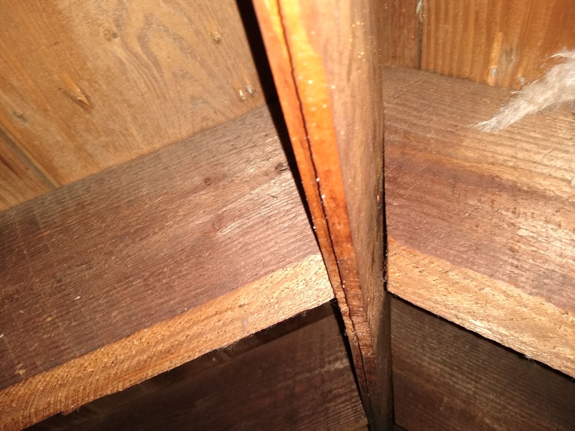 old house, noticed a leak on