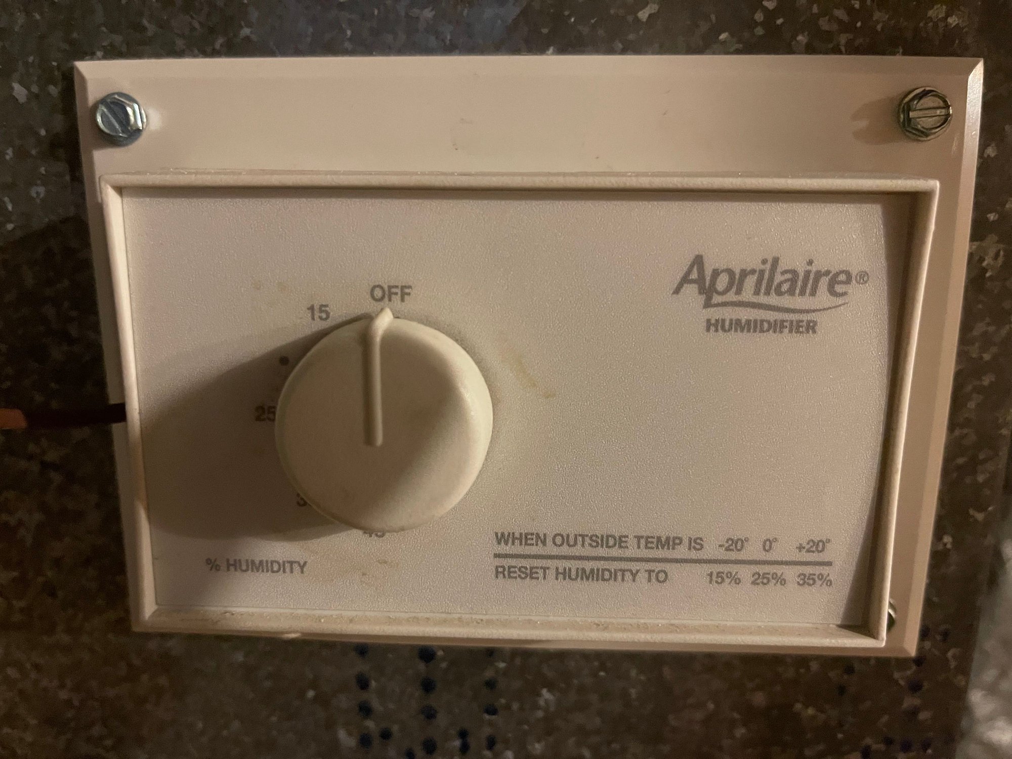 Aprilaire 760 Community Forums
