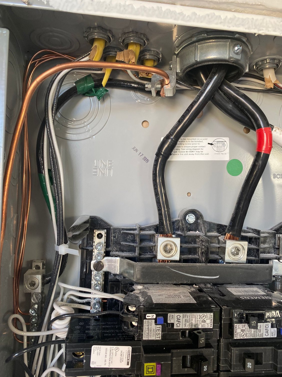 Is my sub panel grounding correct( with diagram) ?