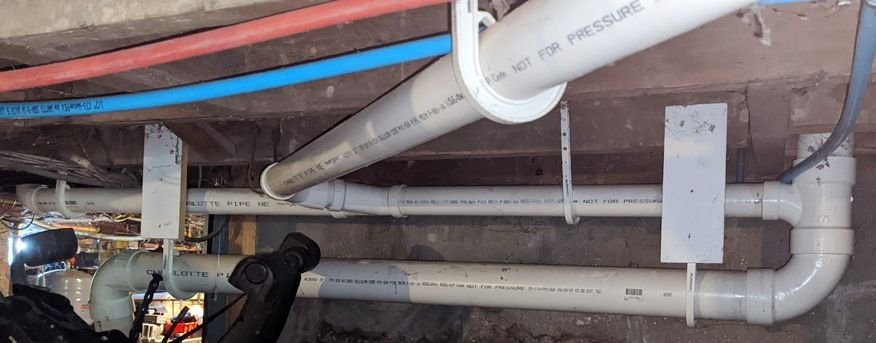 Downstairs toilet takes multiple flushes to get it all down