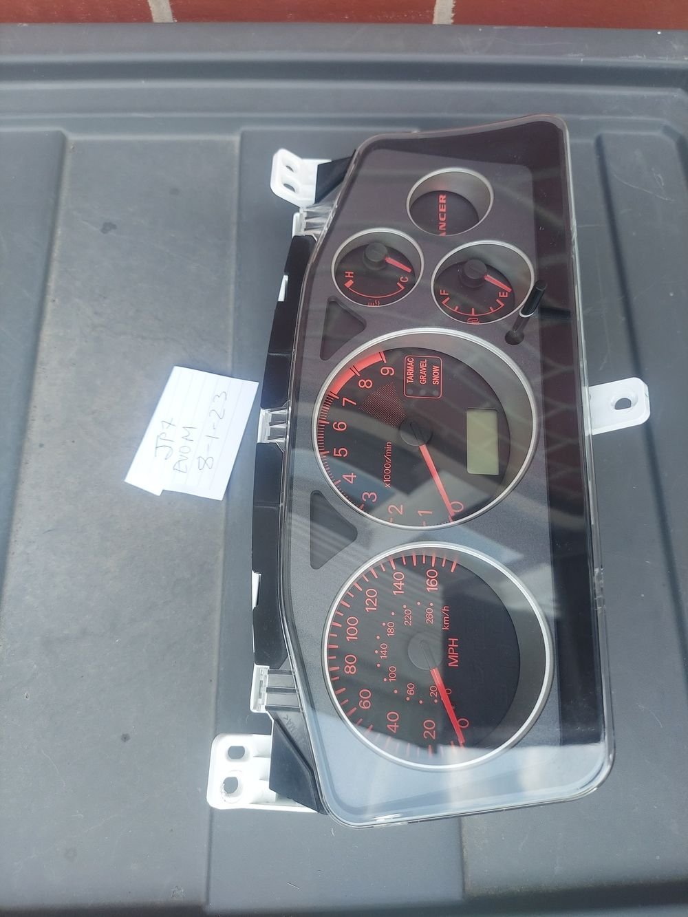 Engine - Electrical - Evo 9 Mint condition cluster, only 25K Miles - Used - 2006 to 2007 Mitsubishi Lancer Evolution - South Chicago Suburbs, IL 60475, United States