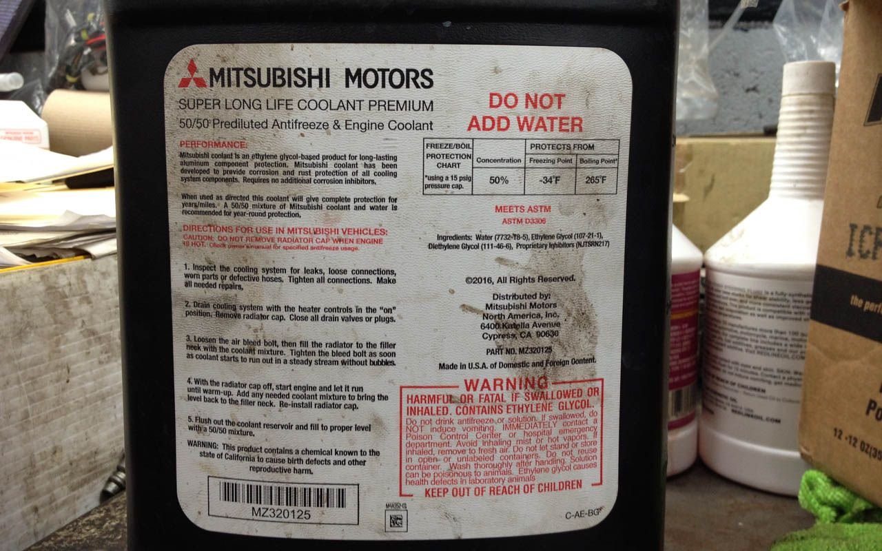 Which interval would you for changing Evo X's coolant