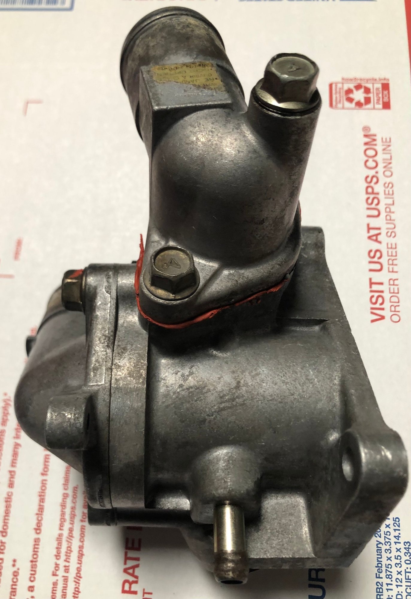 Engine - Internals - Evo 4-5-6 thermostat housing. - Used - -1 to 2027  All Models - Henderson, NV 89052, United States