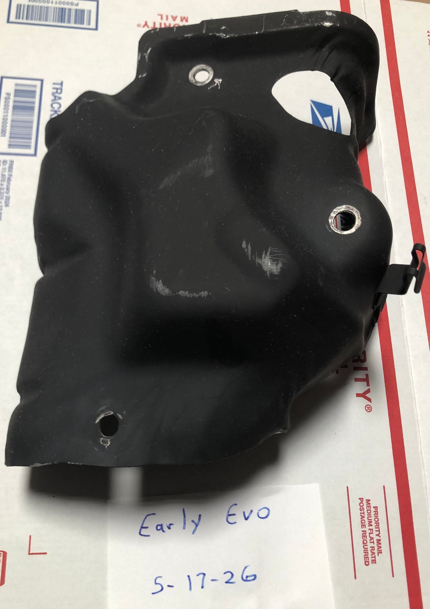 Engine - Power Adders - Evo 8/9 OEM heat shield for 02 housing. - Used - 2003 to 2006 Mitsubishi Lancer Evolution - Henderson, NV 89052, United States