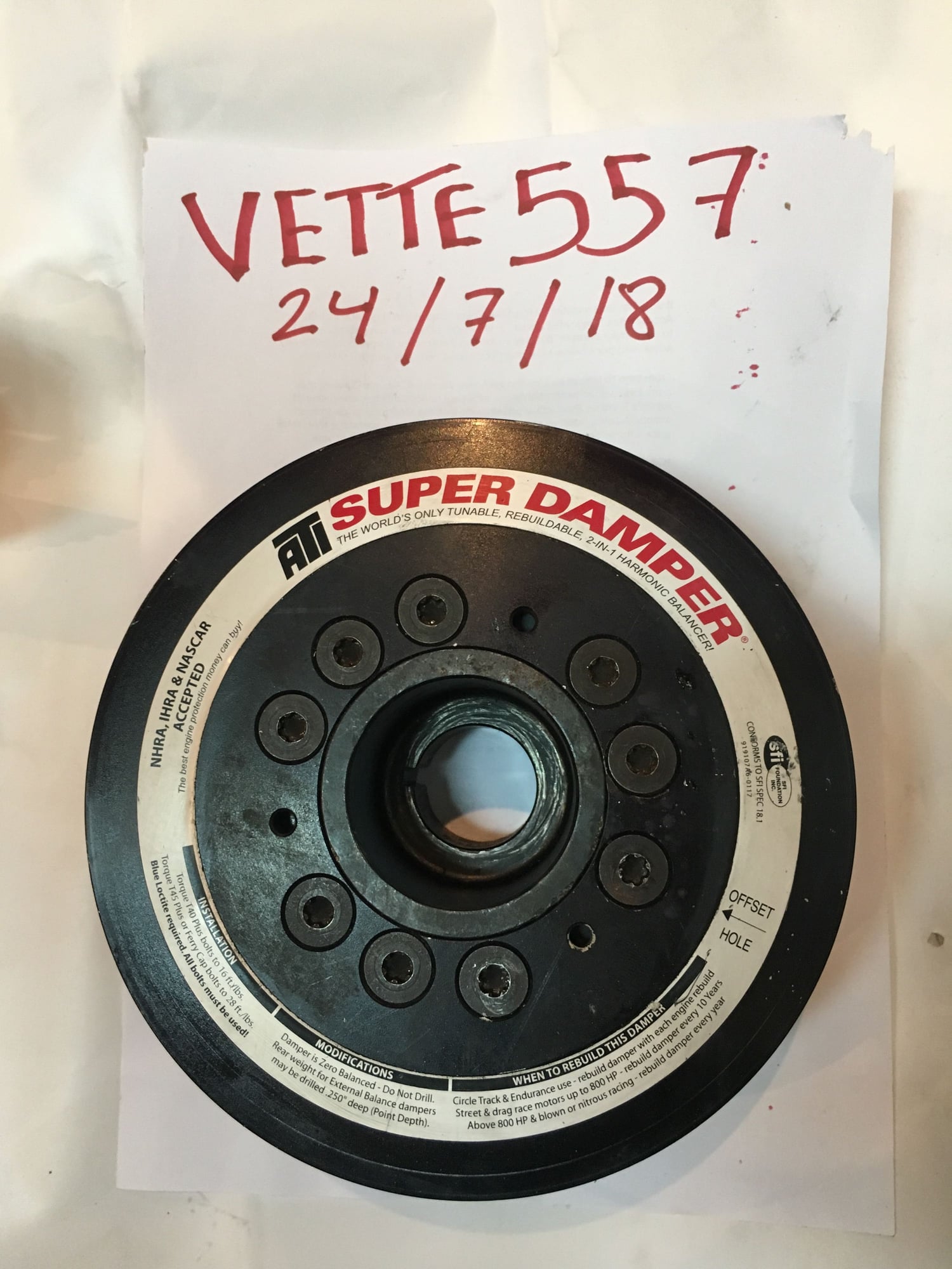 Engine - Power Adders - FS : ATI Super Damper Pulley - Used - 1996 to 2012 Mitsubishi Lancer Evolution - Springfield Gardens, NY 11413, United States