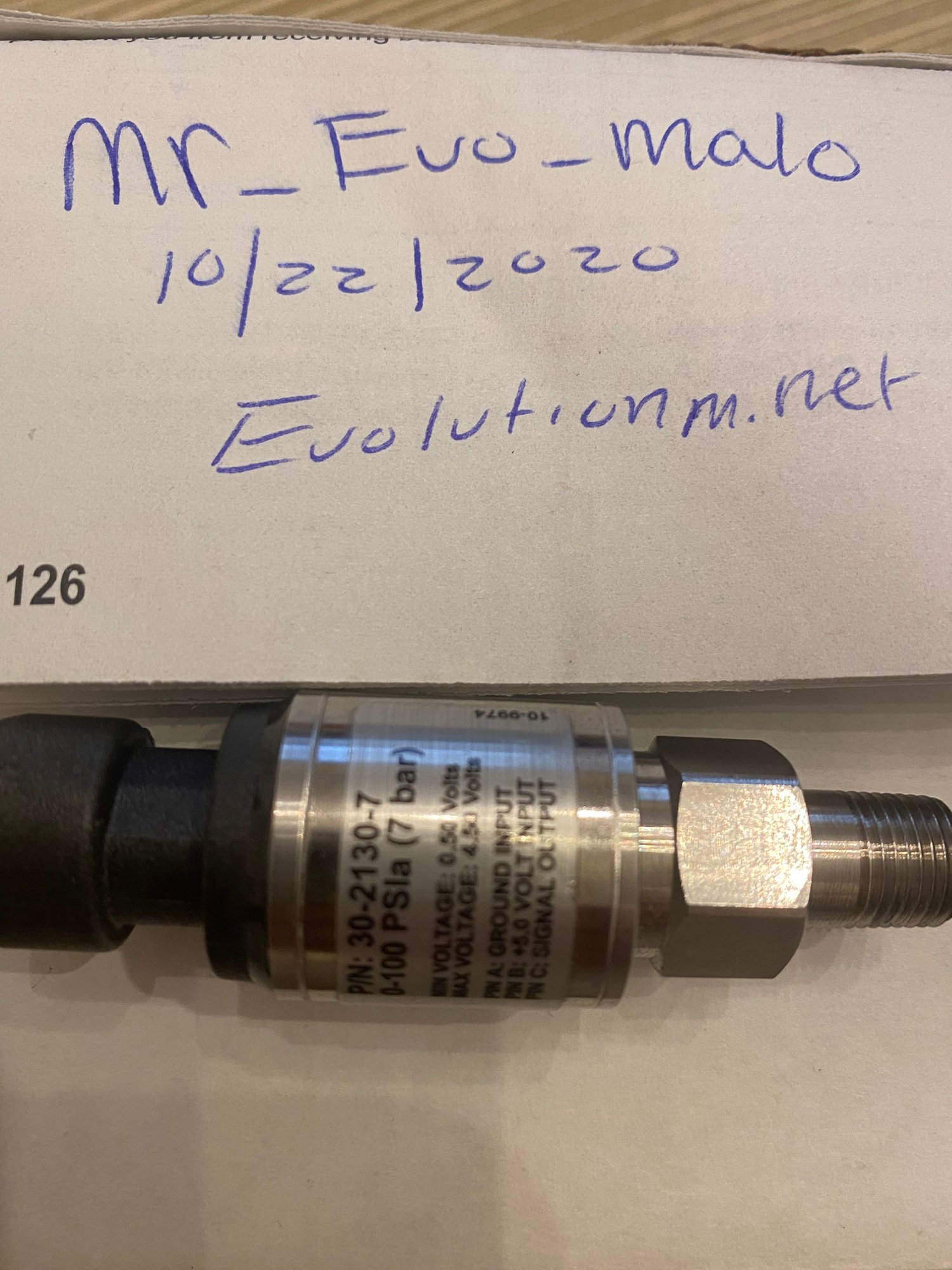 Engine - Power Adders - AEM Stainless 7 Bar Sensor - Used - Stamford, CT 06906, United States